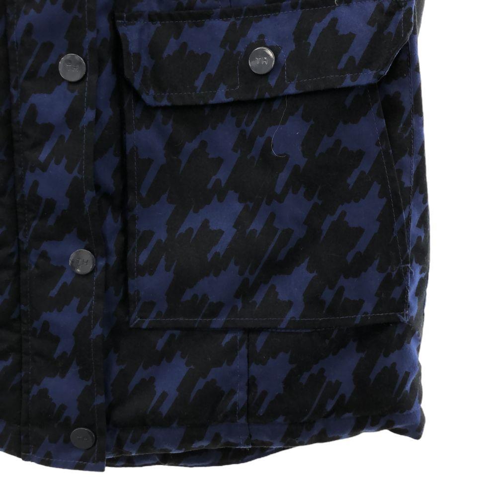 Tommy Hilfiger Overall Handle Long Sleeve Fake Fur Batting Jacket S Blue Women Used