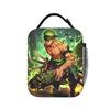 Zoros Forest Fire Anime Art Lunch Bag  Fun Lunch Box Office Portable Thermal Tote Handbags For Women Waterproof  Cooler Bag