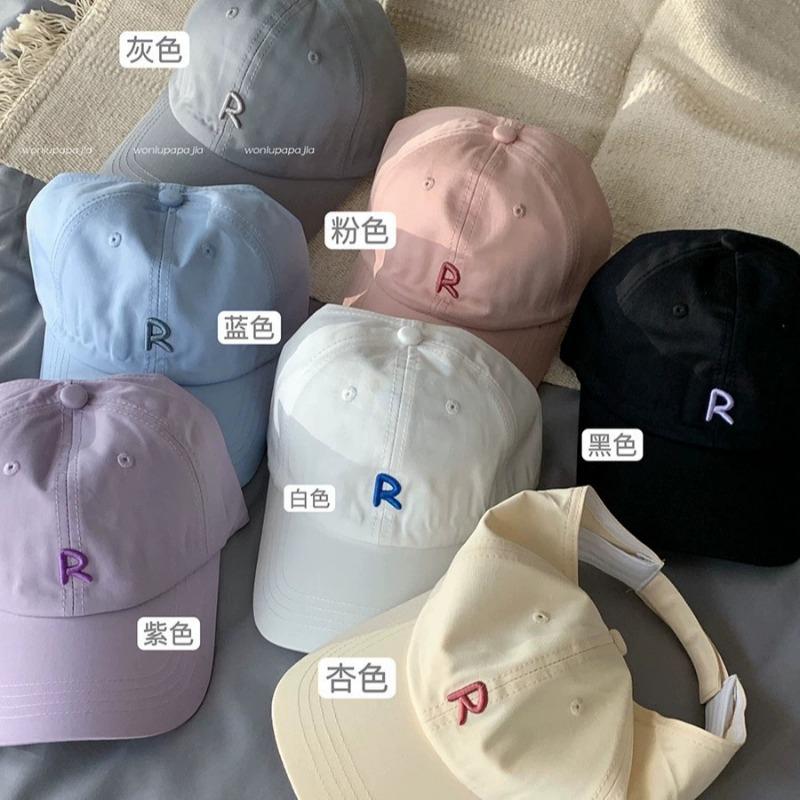 

Пустая шляпа женская новая летняя повседневная кепка может завязывать хвостик солнцезащитная шляпа от солнца светло-синий