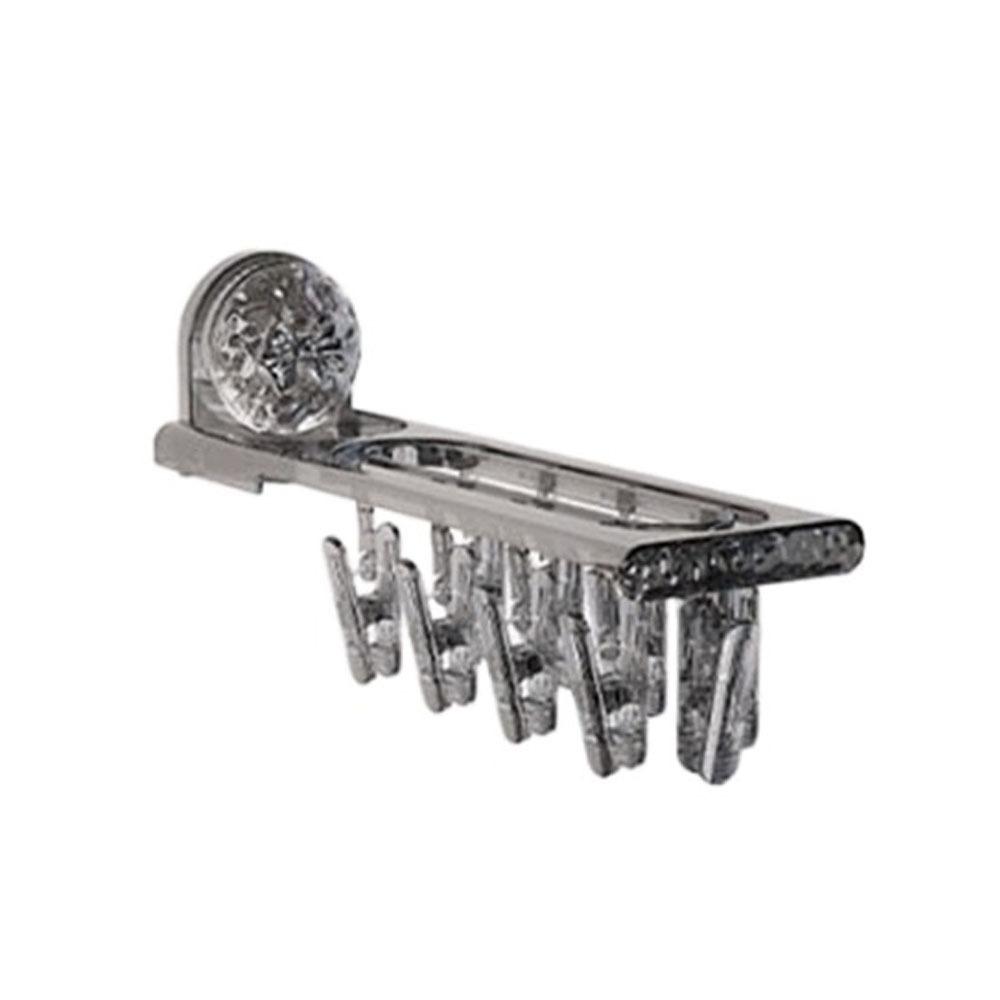 Wall-Mounted Folding Socks Drying Rack Plastic Gloves Towels Drying Rack for Home