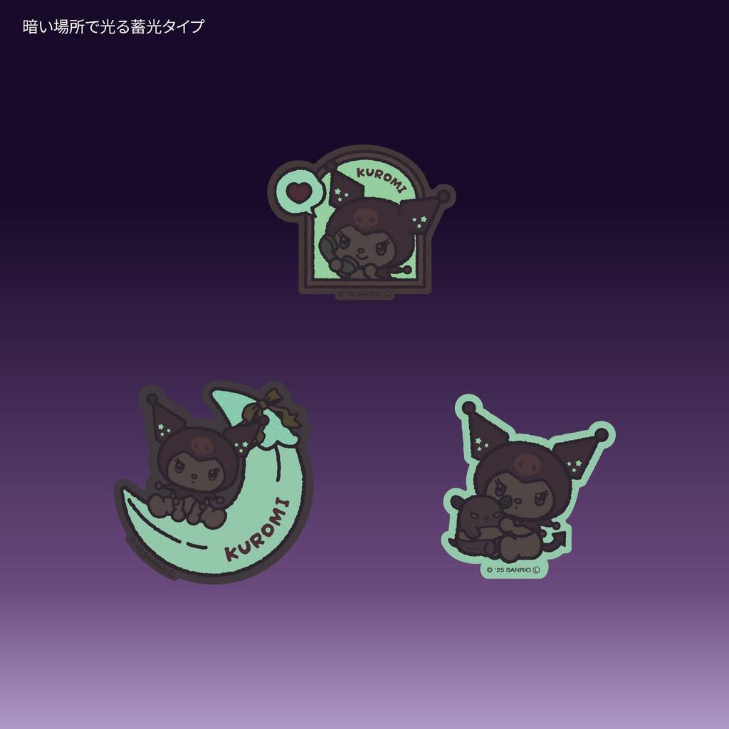 Gourmandies Sanrio Characters Mobile Sticker Kuromi Glow-in-the-Dark SANG-560KU