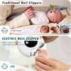 Electric Nail Clipper, 2 in 1 Cutting and Grinding Automatic Nail Clipper