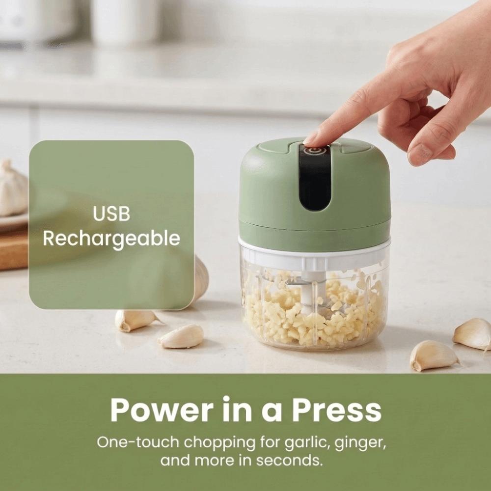 Multi-functional Vegetable Chopper Mini Electric Grinder Kitchen Tools Garlic Masher Home Cooking
