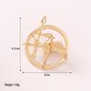 2024 Mockingbird Retro Metal Brooch - European & American Style, Versatile Round Alloy Jewelry.