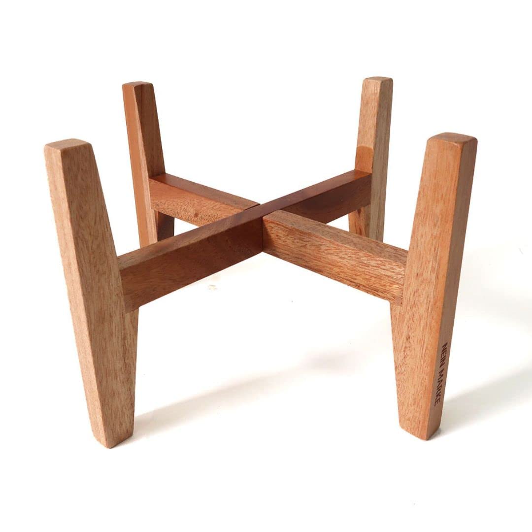 

03 Подставка для горшка L Низкая 24 x Глубина 24 x Высота см Рекомендуется для горшков диаметром до 20 см Подставка для цветов Подставка для кашпо Подставка для цветочного горшка 15.3