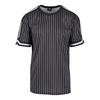 Urban Classics Mens Striped Mesh Oversized T-Shirt