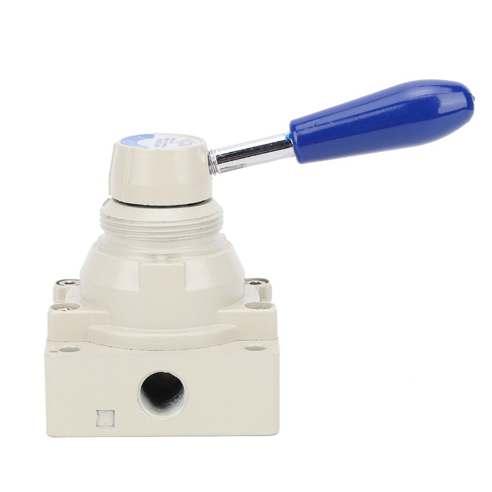 

4HV23008 Air Valve 4 Way 3 Positions Hand Lever Direct Action 14in PT Pneumatic Valve