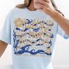 Salty Moms Beach Club Stripes Shirt, Mom Summer Vibes Tshirt, Mama Mother's Day Gift, Summer Vacation Shirt, Beach Mom Tee