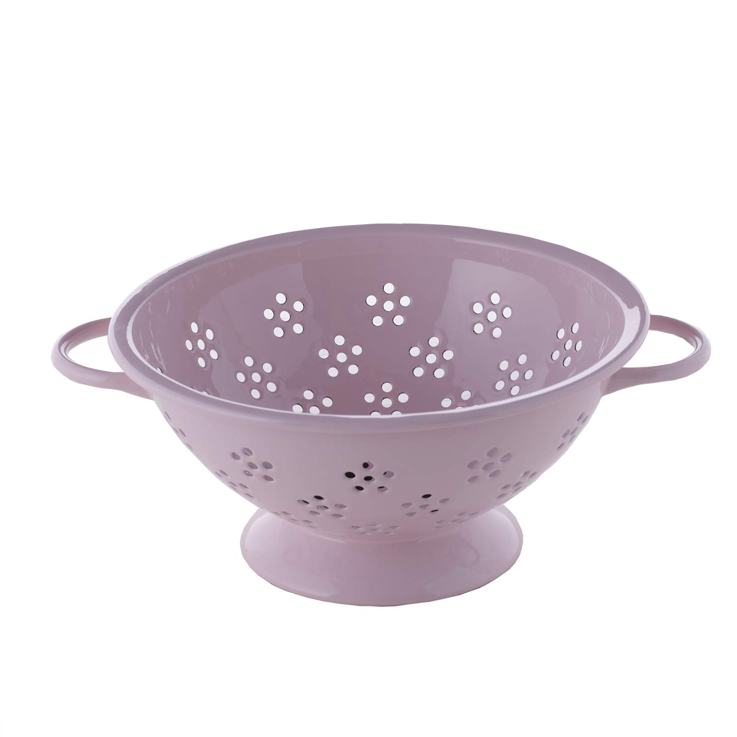 

Дуршлаг эмалированный Fuji 22 см (розовый)