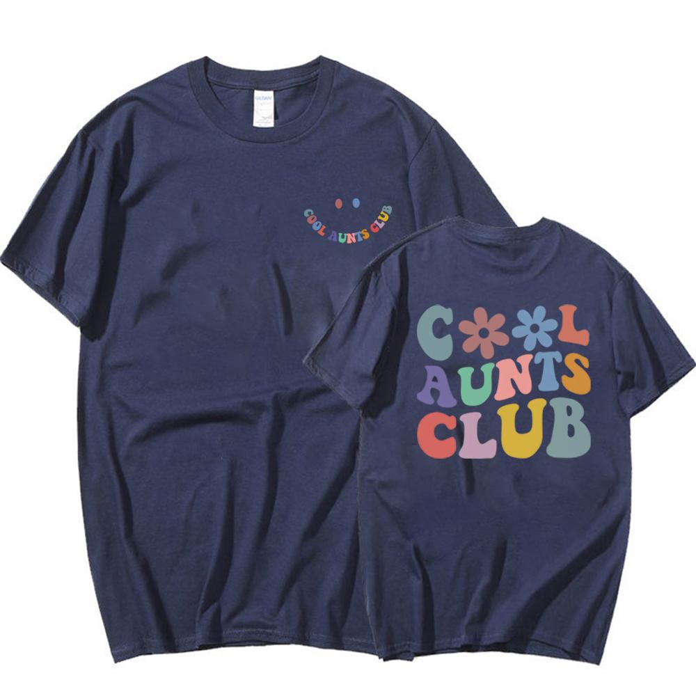 Cool Aunts Club Tshirt Favorite Aunt Shirt New Aunt Tshirt Cool Aunt Gift From Niece Front Back Unisex Print Short Sleeves Tops