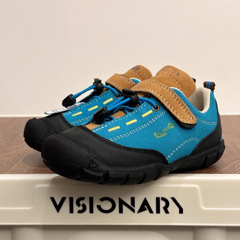 Jasper Dětské jarní outdoorové semišové turistické boty