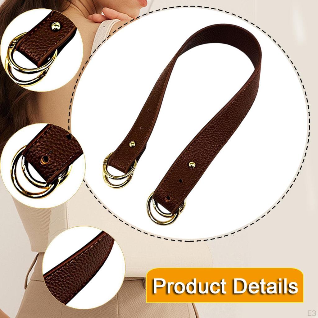 PU Purse Strap Lightweight 19.69 Inch for DIY Repairing Bag Making Modification