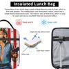 Chucks Norris Lunch Bag  Portable Zipper Lunch Box Women School Custom Cooler Bag Fun Oxford Thermal Lunch Bags