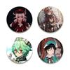 32/44/58 mm Genshin Impact-Abzeichen, Spiel Anime-Mädchen Hu Tao/Venti/Jean, Anstecknadel, 58 mm, runde Brosche für Rucksack, Kleidung, Zubehör, Schmuck, Geschenk