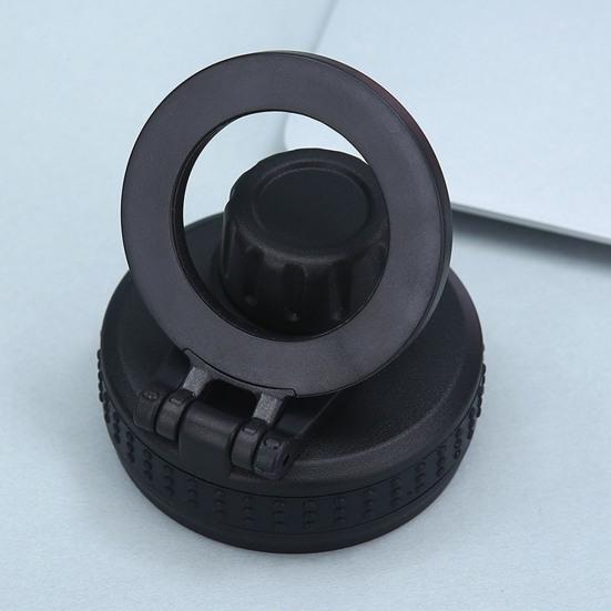 2-in-1 Insulated Cup Lid Leak-proof Water Bottle Spout Lid Magnetic Phone Holder Multifunctional Phone