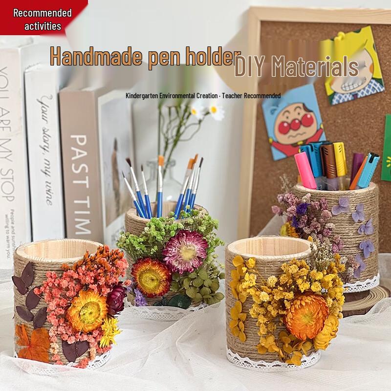 DIY Everlasting Flower Pen Holder Craft Kit