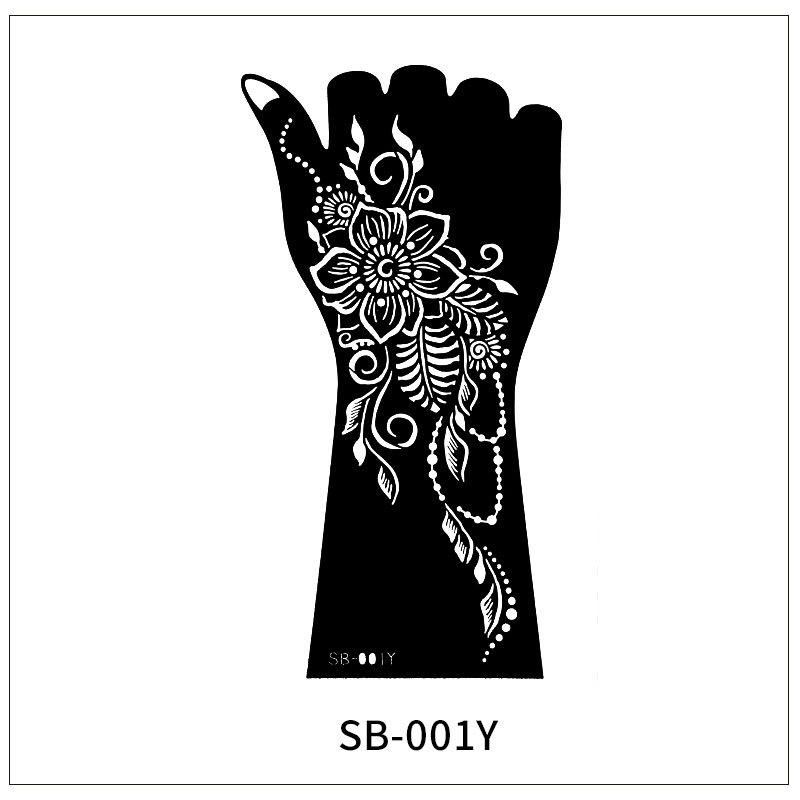 Beauty Sticker Indian Hollow Tattoo Sticker Juice Inkjet Template Diy Hand-Painted Tattoo Sticker