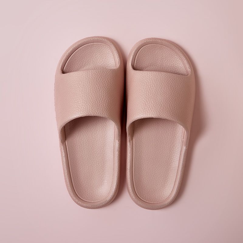 Fashion indoor versatile unisex leather pattern slippers home daily light comfortable soft sandals