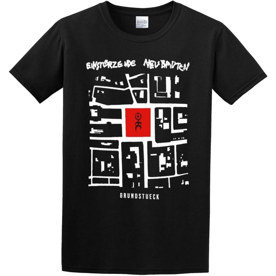 ANOTHER FANCY Man s T-Shirt Einsturzende Neubauten Grundstueck S-3XL Black XS XXXXXL разноцветный