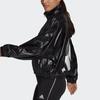 adidas Tkaná bunda s potiskem loga Dámské bundy Černá HI1197