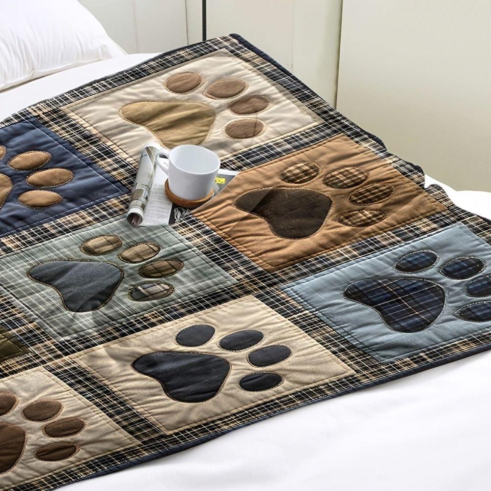 Cartoon Pattern Reversible Blanket Ultra Soft Plush Blanket  for Bed Sofa Couch