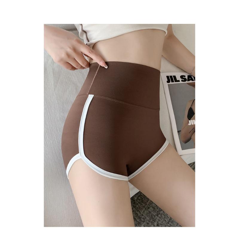 Three Points Female Summer Thin Belly Lift Hip Anti-slip Leggings Can Be Worn Outside Patchwork Yoga Safety Pants