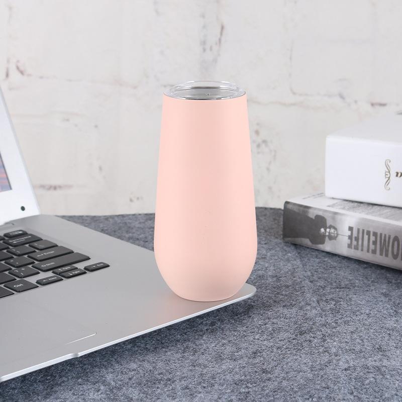 Stainless Steel Wine Glass Beer Glass Swig Eggshell Cup Ice Bully Cup Vacuum Water Cup