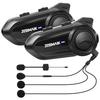 JESIMAIK R18 Lite Motorcycle Incom, 2 People Simultaneous Calling, 6 Connections, FM Radio, Music