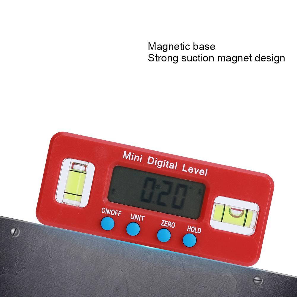 Electronic Level Measurement Tool Flexible Portable Magnetic Bottom 100mm for Data Save0100mm