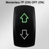Waterproof LED Rocker Switch for Boat RV Truck | Green/Red Light 12V/24V ON-OFF/ON-OFF-ON for Exhaust Heat AC Lights
