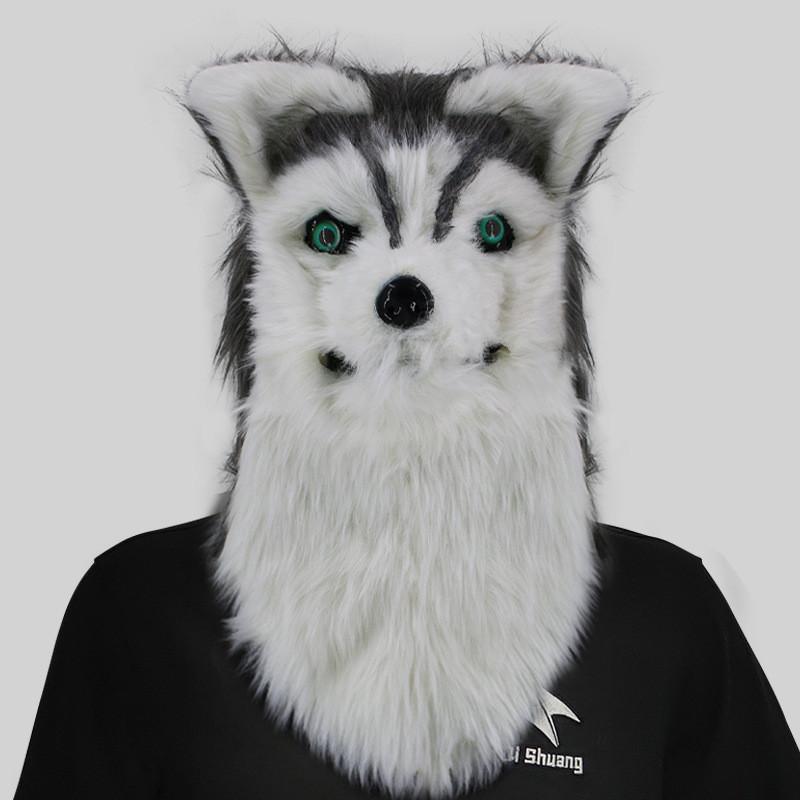 Funny Creative Mouth-opening Animal Head Mask For Costume Parties Halloween Celebrations