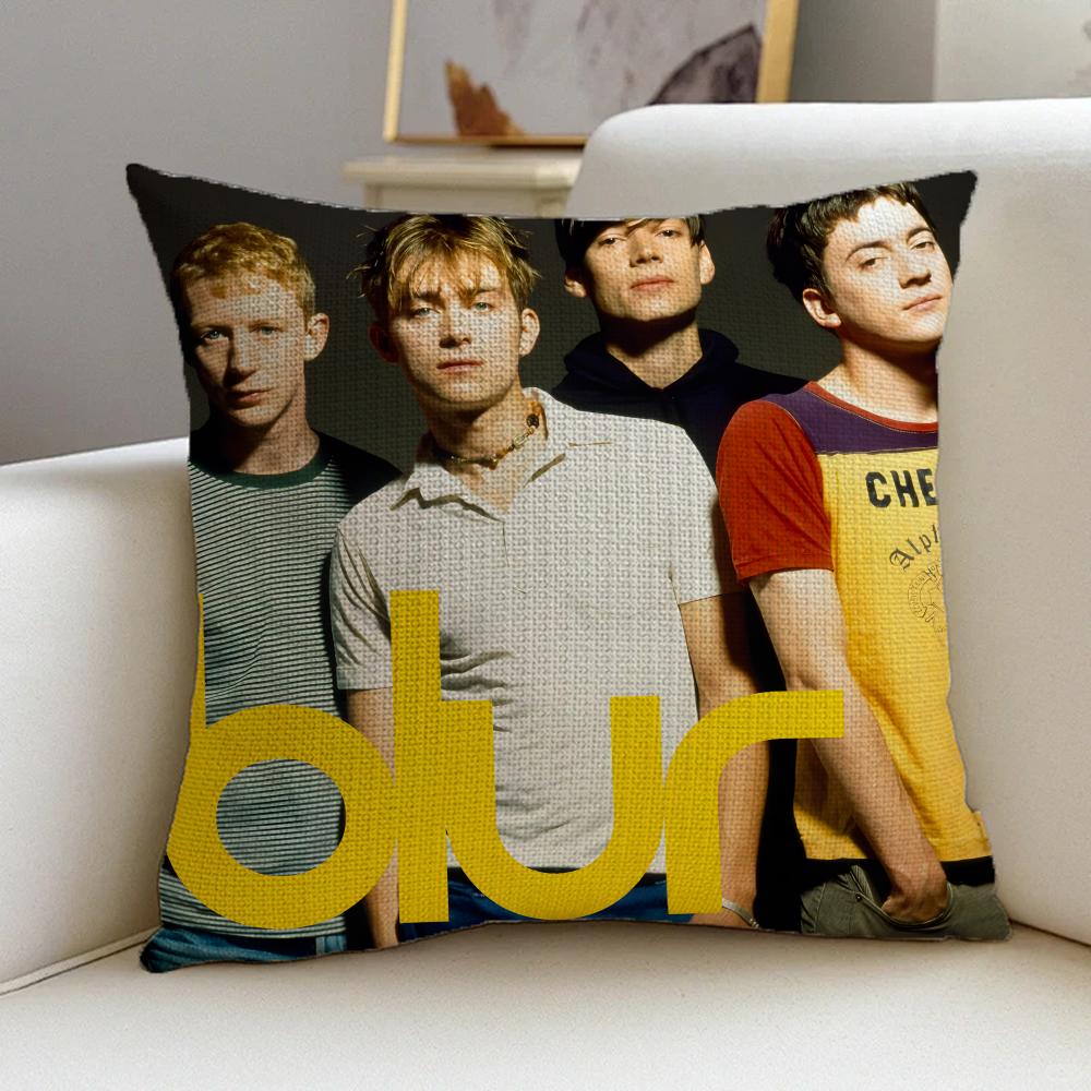 B-Blur B-Band Cushion Cover Natural Linen Pillowcase Set, All-In-One Decor For Sofa, Bedroom & Chair
