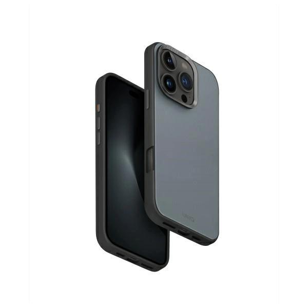 Uniq Etui Lyden Ds Iphone 16 Pro 6.3    Magclick Charging Niebiesko-Czarny/Washed Blue-Black