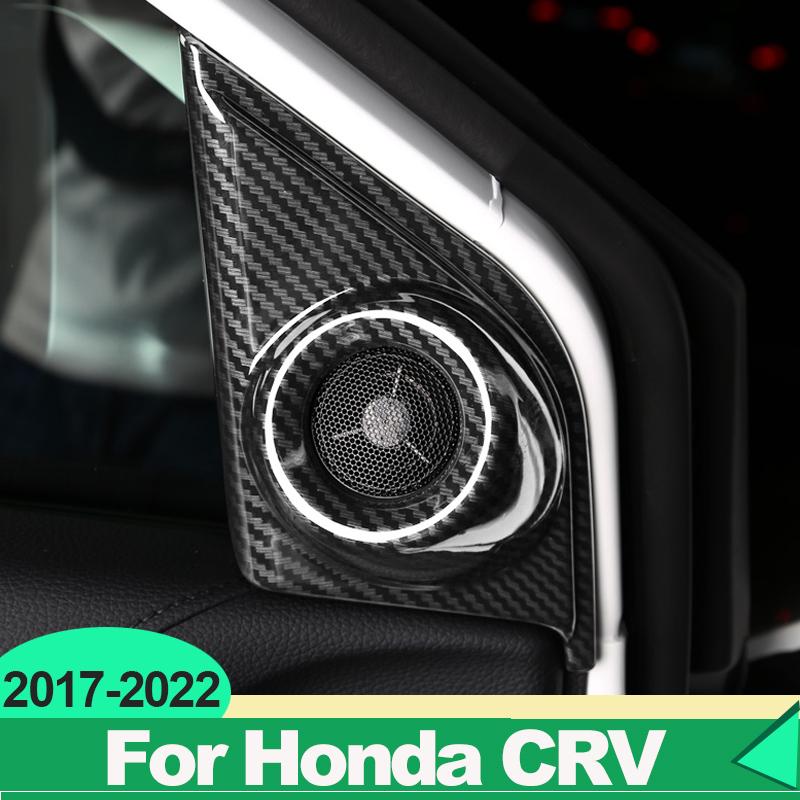 For Honda CRV CR-V 2017 2018 ABS Car Front Rear Door Window Inner Triangle A Pillar Column Cover Accessories