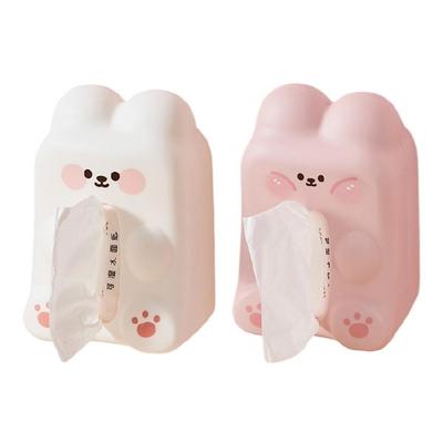 Elegant Rabbit Inspired Napkin Holder Suitable For Office Desk Or Bedside Table Household Paper Towel Container
