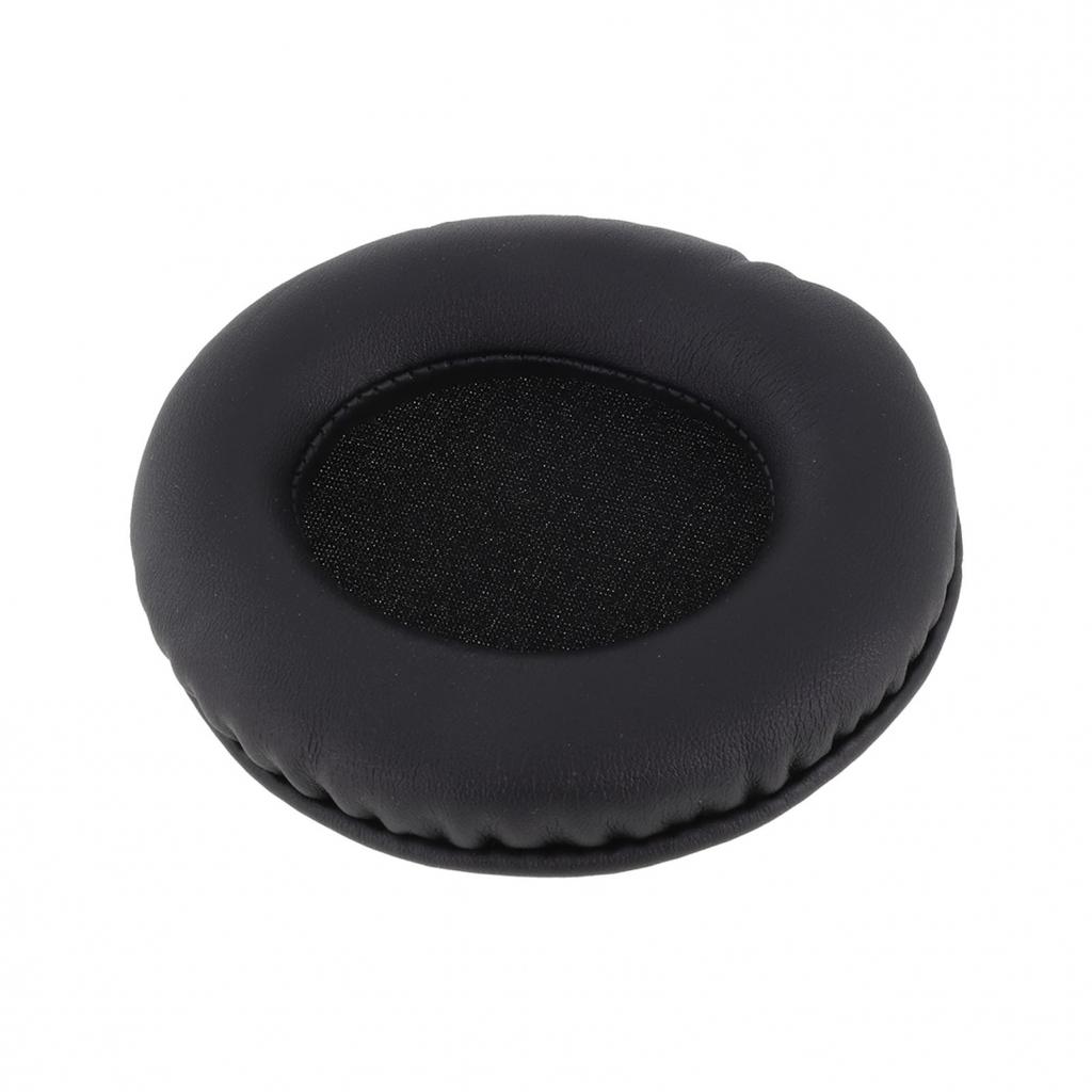 Cushioned Feel Comfort Headphone Cushion Oval Headphone Pad Sponge Leather Pad