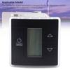 3316250.712 Wall Thermostat for Air Conditioner Digital Temperature Backlight Display Cool/Furnace/Heat Strips