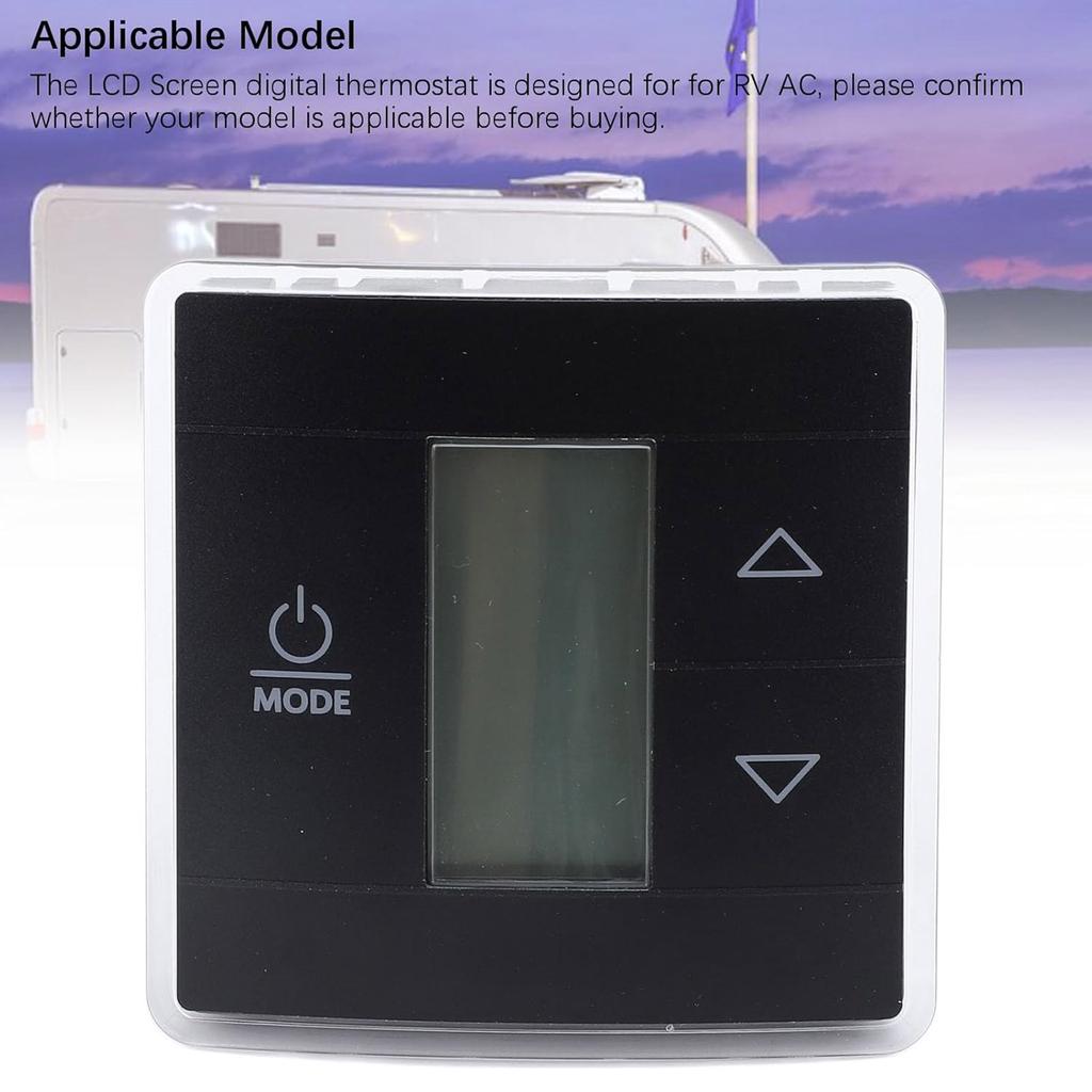 3316250.712 Wall Thermostat for Air Conditioner Digital Temperature Backlight Display Cool/Furnace/Heat Strips