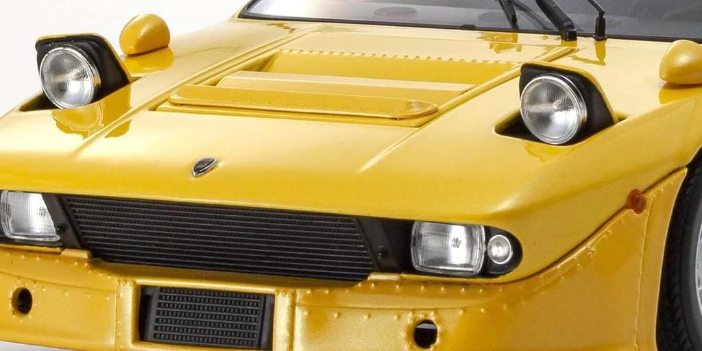 Kyosho Original Lamborghini Urraco Rally Yellow Finished Product 1/18