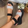 Classic 2025 Summer Heels Sandals Women Open Toe Flat Style Comfortable Size 42 43 Roman Shoes for Women Sandalias De Mujer