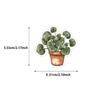 50PCS Green Plant Graffiti Stickers for DIY Decoration - Compatible with Laptops, Luggage, Water Bottles, and Journals