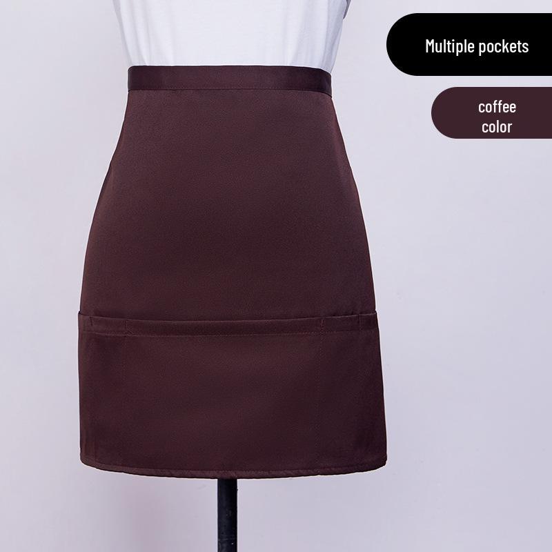 Multi-Color Anti-Stain Waist Apron for Waiters and Kitchen Staff