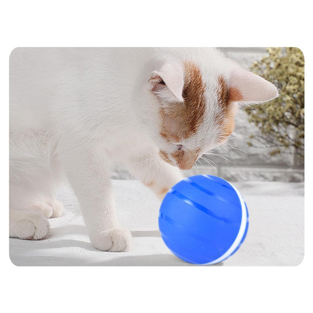 Pets Chasing Teeth Grinding Flashing Ball Indoor Courtyard Animal Fetching Balls Rechargeable USB Charging Toy