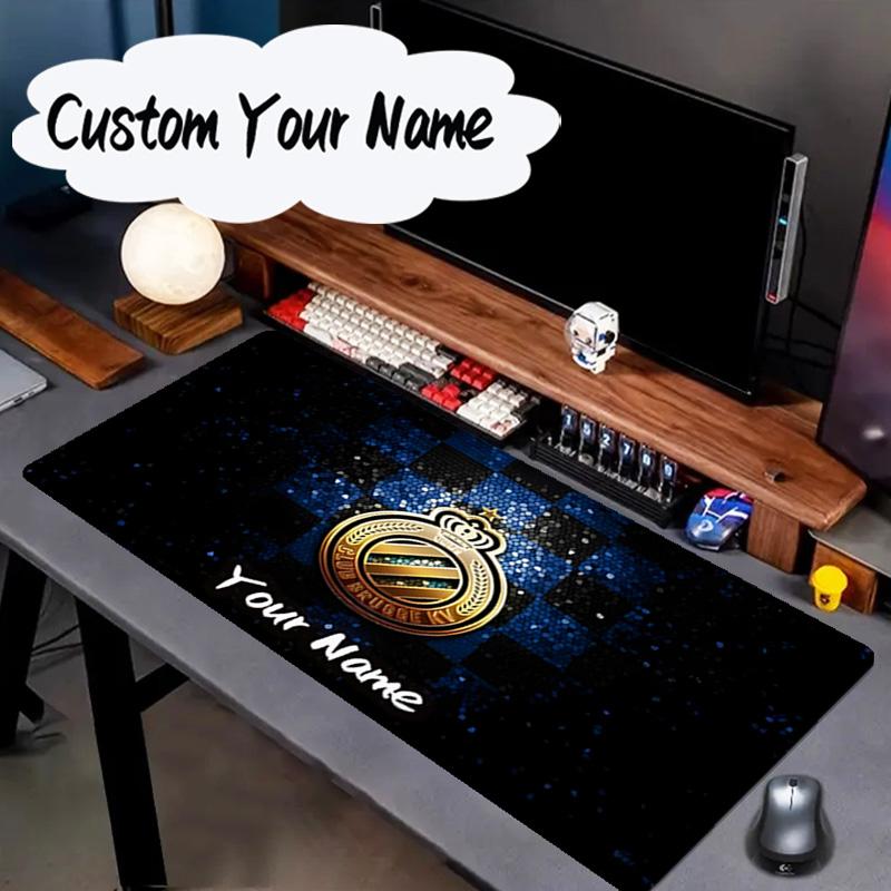 Custom Name Mouse Pad Golden Club Atletico Emblem Mouse Pad, Gaming Mouse Pad, Keyboard Pad, Desk Decor for Computer Notebook Fan Birthday Gift
