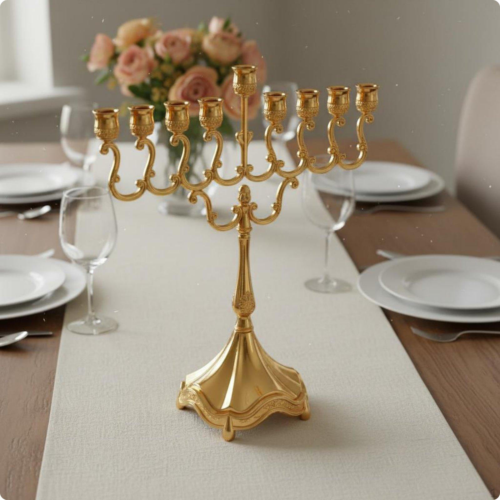 9Arm Candelabra European Design 9Branch Candle Holder Wedding Decoration Metal Stand for