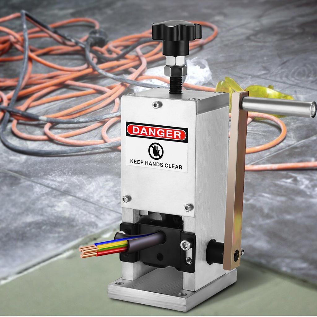 Wire Stripping Tool 1.5-25mm Cable Wire Stripping Machine with 1 Cutting Blade Wire for Cutting and Stripping Scrap Copper Wire