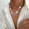 Bohemian Heren Parelketting Retro Schelp Strandketting Mode Sieraden Eenvoudige Draagaccessoires