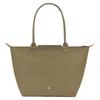 Longchamp Le Pliage Green Logo Druckknopf-Reißverschluss Polyamid Schulter-Handtasche Regular Damen Artischocke 1899919M04