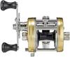 AbuGarcia Ambassador 5501CS Rocket Champagner Gold Linkshänder Doppelgriff Bass Snakehead Wels Top Water Runde Rolle (Botschafter)
