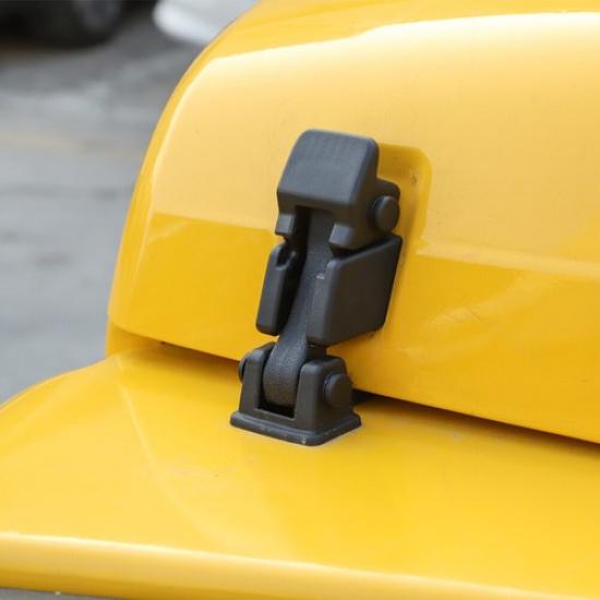 2x Car Hood Catch Lock Cover Buckle Bracket Black for Jeep Wrangler TJ 1997-2006
